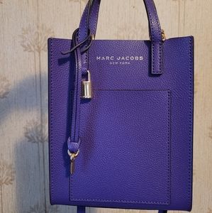 Marc jacobs mini leather tote RARE PURPLE